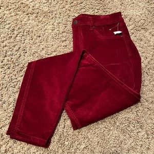 NWT corduroy skinny stretch pants size 12